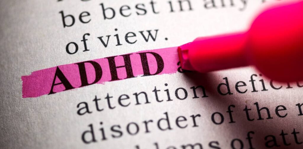 ADHD explanation from the oxford english dictionary