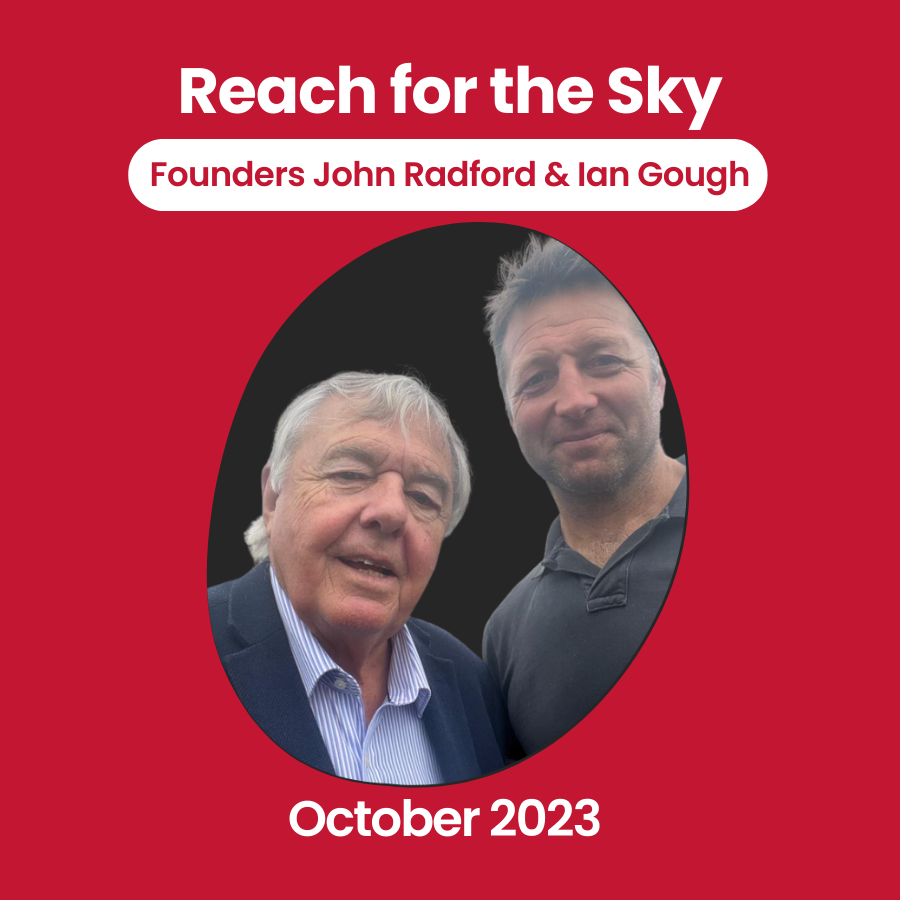Reach for the Sky are Connex's Social Value for October.