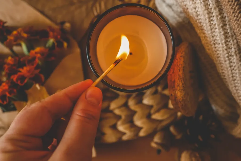 Autumn term candles